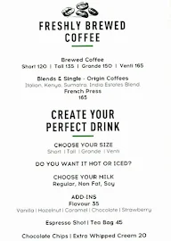 Starbucks menu 5