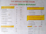 The Biryani Smoke House menu 3