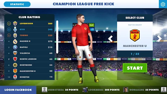  Champions Free Kick League 17- 스크린샷 미리보기 이미지  