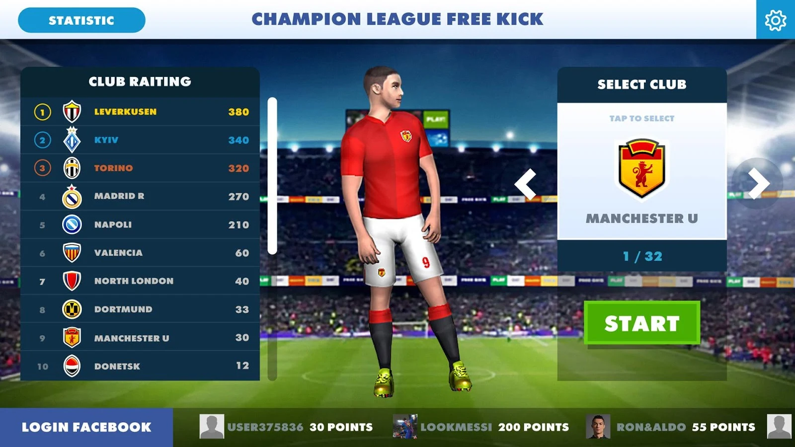   Champions Free Kick League 17- 스크린샷 