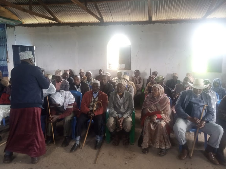 Borana's elders in dialogue meeting at Badasa on Friday