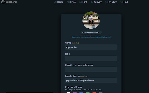 Basecamp DarkMode