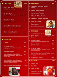 DCR Cafe Dark Chocolate Room menu 4