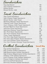 Rolls Bay menu 1