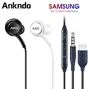 Tai Nghe Nhét Tai Ankndo Akg Giắc Cắm 3.5Mm/ Type C Tích Hợp Mi Cờ Rô Cho Samsung Galaxy S22 S21 S20 Note 20 A53 5G