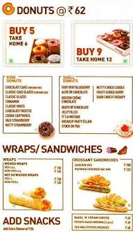 Dunkin' menu 2