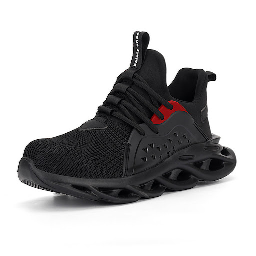 Title 4, Safety Shoes Trainers with Steel Toe Cap, Breat...