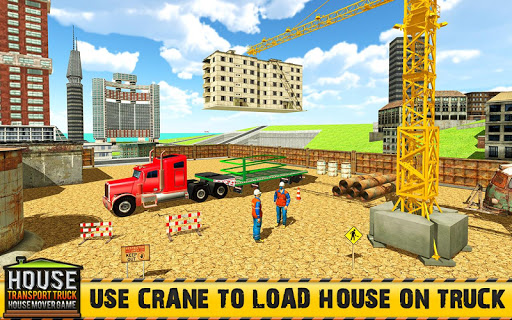Mobile Home Transporter Truck House Mover Games