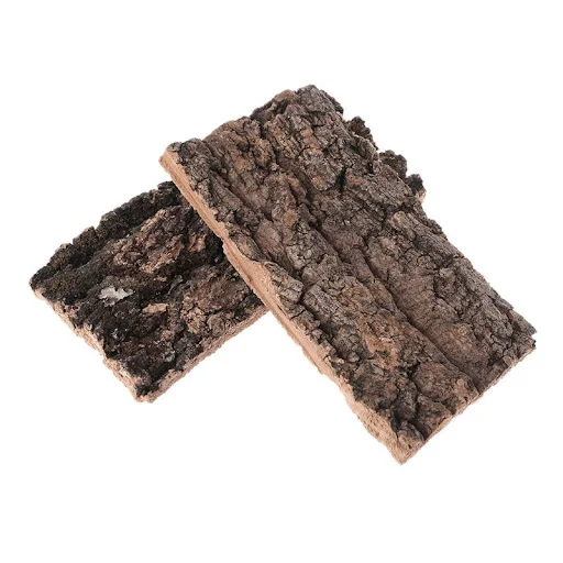 Natural Cork Bark Flat Reptile Terrarium Background Decoration For Water Tank