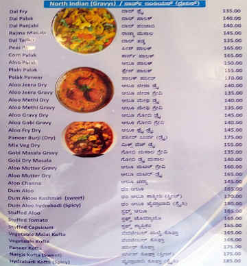 Sagar Delicacy Restaurant menu 