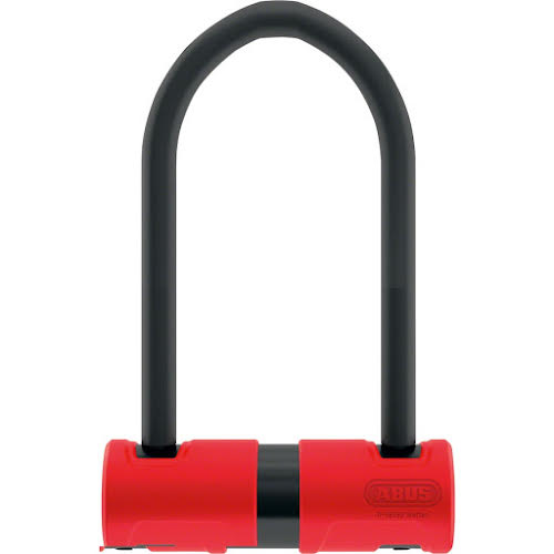 ABUS 440A Alarm U-Lock: Black/Red 6.3" Shackle