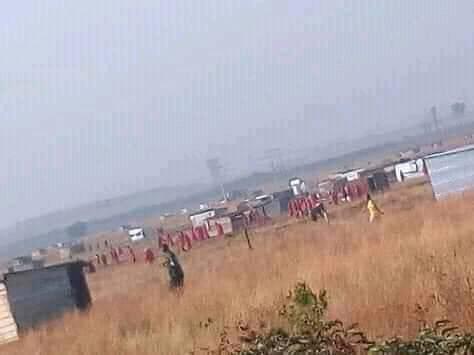 The eviction of illegal land occupiers from a Vaal plot turned violent on April 10 2019.