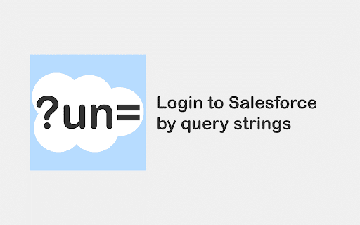 Login to Salesforce by query strings