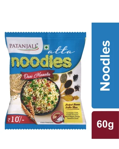 Patanjali Atta Noodles Desi Masala - 60 gm