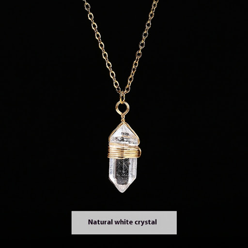 Natural white crystal