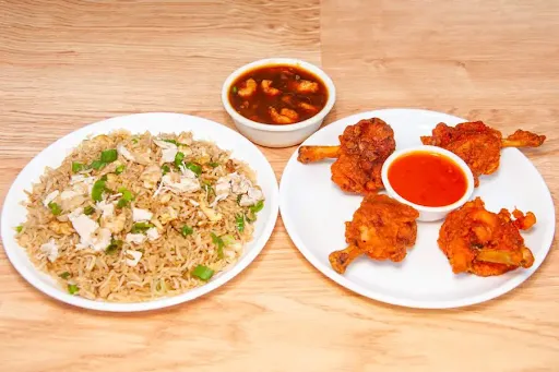 Non Veg Chinese Combo Meal [Serves 1]