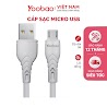 Dây Cáp Sạc Cho Điện Thoại Smartphone Android Đầu Micro Usb Yoobao C5 Dài 1M