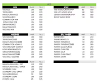 Mhatre Chinese Corner menu 1