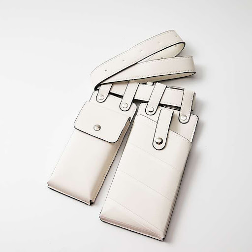 Title 2, Silver Hardware Style Crossbody Waist Bag provi...