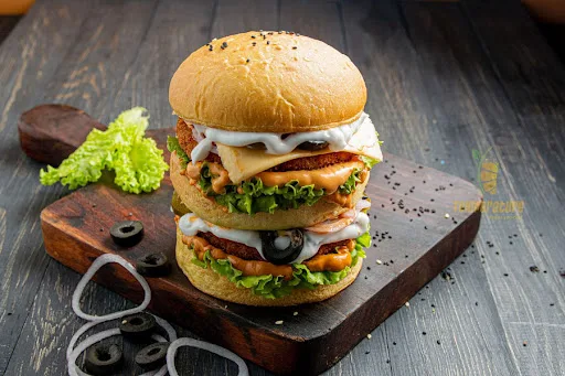 Veg Jumbo Cheese Burger