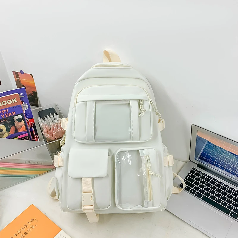 Sac à Dos Mode Simple et Léger Grande Capacité, Idéal pour l'École, le Travail ou les Voyages, Confortable, Pratique et Tendance