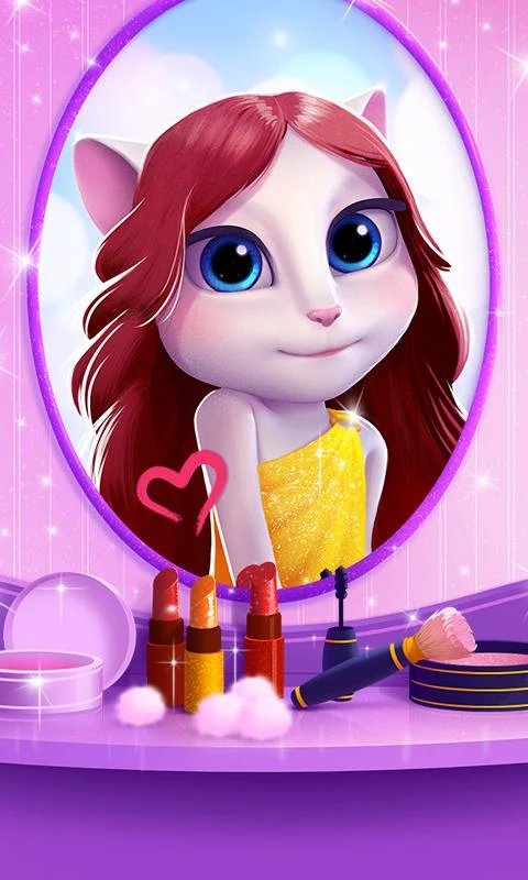   Minha Talking Angela: captura de tela 