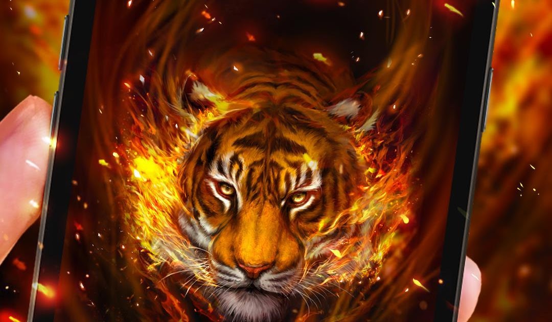 34 Wallpaper Gambar Harimau Api Richi Wallpaper