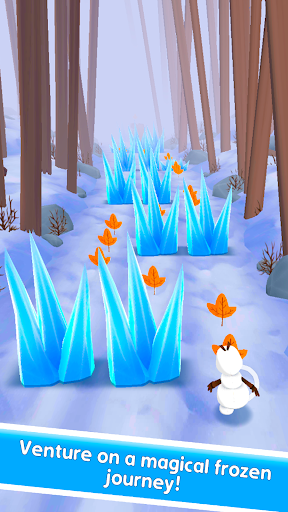 Screenshot Snowman Rush: Frozen run