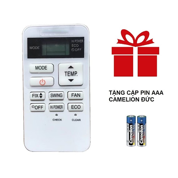 Remote Máy Lạnh Toshiba Ras - 07Bkv - E (Trắng - Nhỏ) - Điều Khiển Điều Hòa Toshiba Ras - 07Bkv - E (Trắng - Nhỏ)