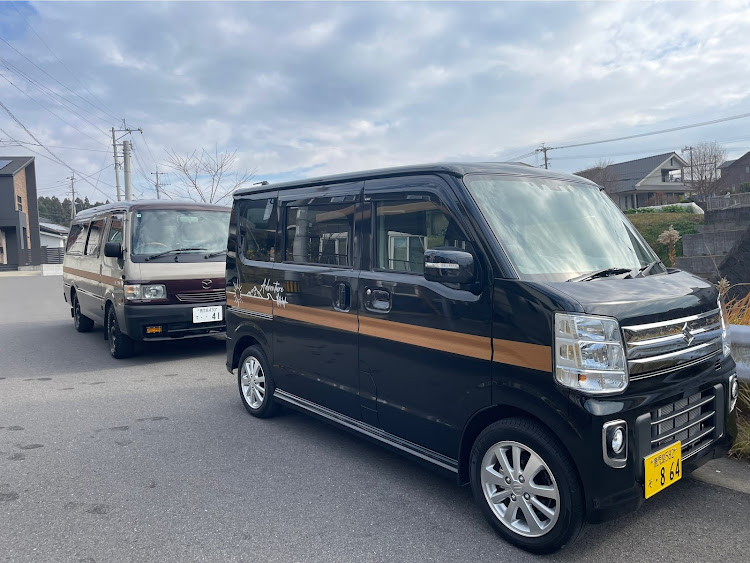 ボンゴブローニイバンのエブリィワゴン・木目調シート・大掃除・夫婦の愛車・鹿児島に関するカスタム事例の投稿画像3枚目