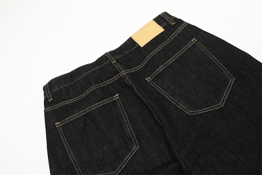 Title 14, Mens Contrast Color Straight-Leg Denim Trouser...