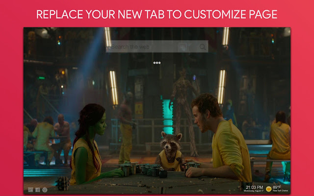 Guardians Of The Galaxy Live Wallpaper Tab