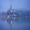 Foggy Winter Lake Theme