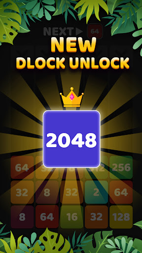 Screenshot Drop Block: 2048 Number Puzzle