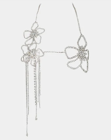 Corrente de peito Rhinestone Trend - 0