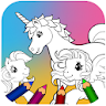 Unicorn Pony Coloring Book icon