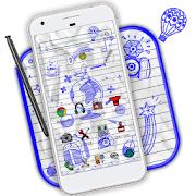 Paper Sketch Doodle Theme  Icon