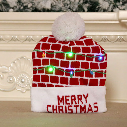 Title 13, Colorful Glowing Knitted Hat Christmas Hat
