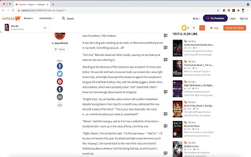 Wattpad Read Mode