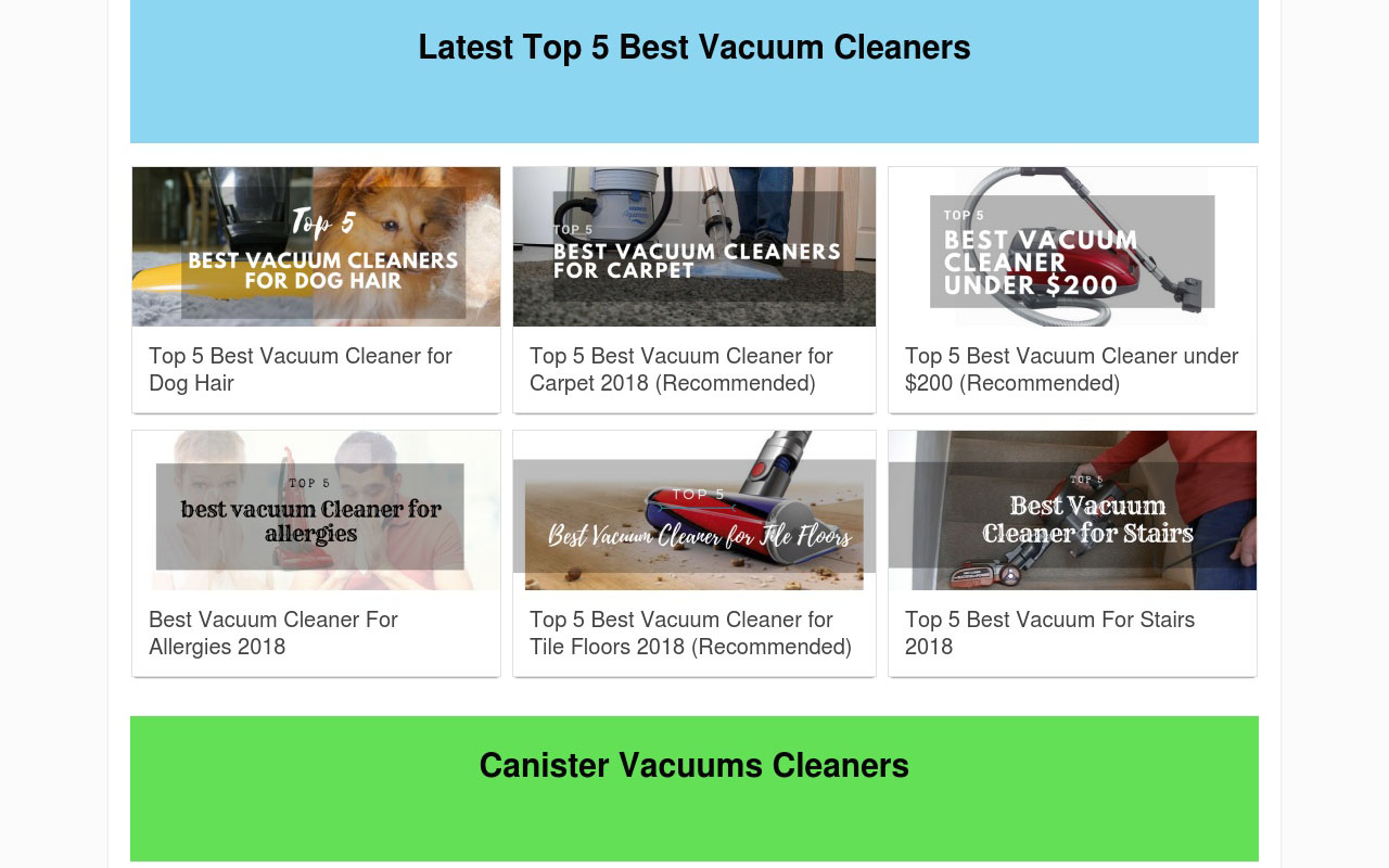 Best Vacuum for Carpet Preview image 0