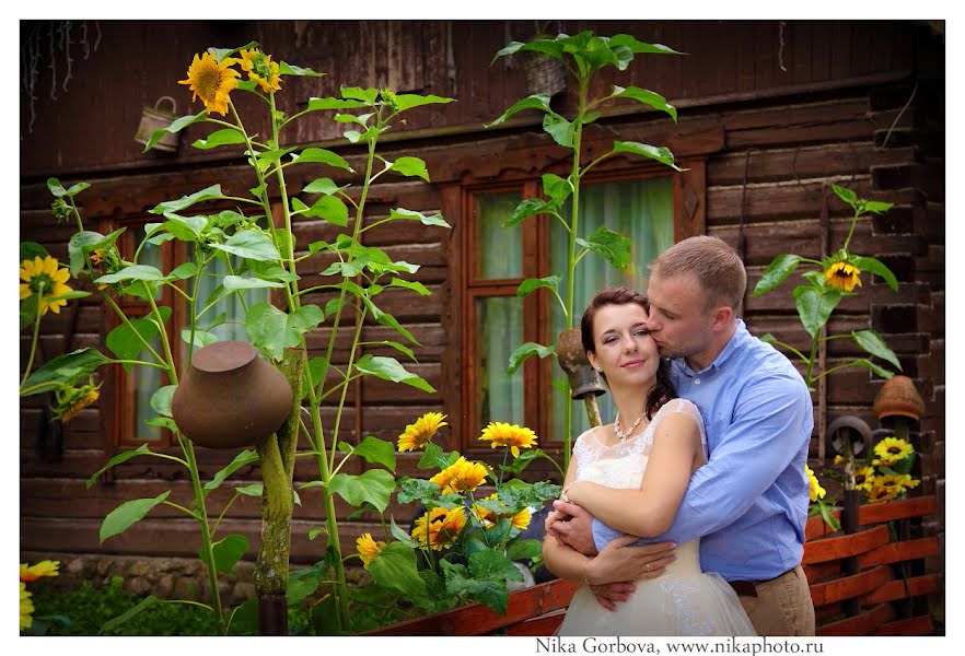 Pulmafotograaf Nika Gorbova (nikagorbova). Foto tehtud 2 september 2014