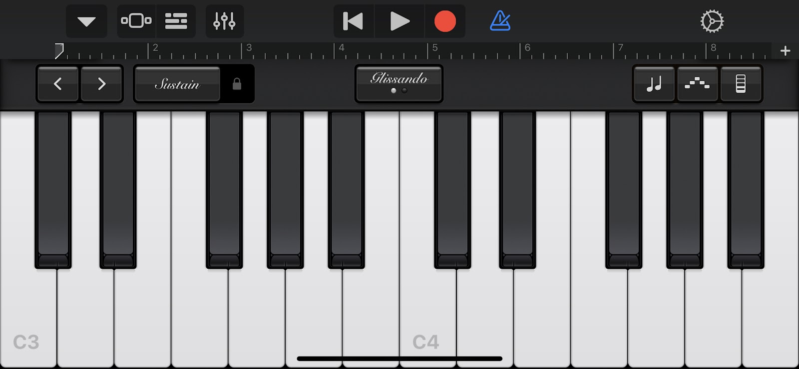 GarageBand Keyboard