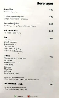 Lobby Lounge menu 1