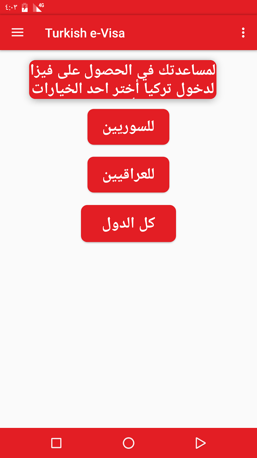 Turkish e-Visa Screen 2