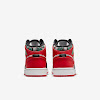 air jordan 1 mid se gs white / black / rome green / university red