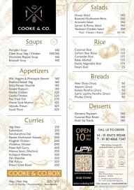 Cooke & Co. menu 2