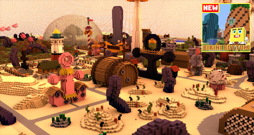 Updated Bikini Bottom Maps And Sponge Mod For Minecraft Pe Pc Android App Mod Download 22