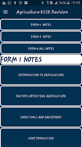Agriculture Form 1-4 notes   KCSE Past Papers