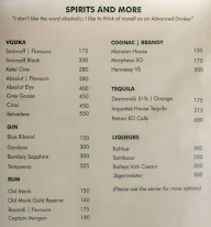 Standing Bar By Watson's menu 4