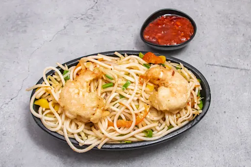 Prawns Hakka Noodles